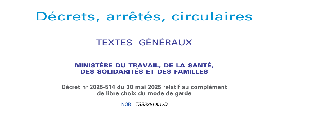 Complément de mode de garde : les nouvelles règles applicables dès septembre 2025